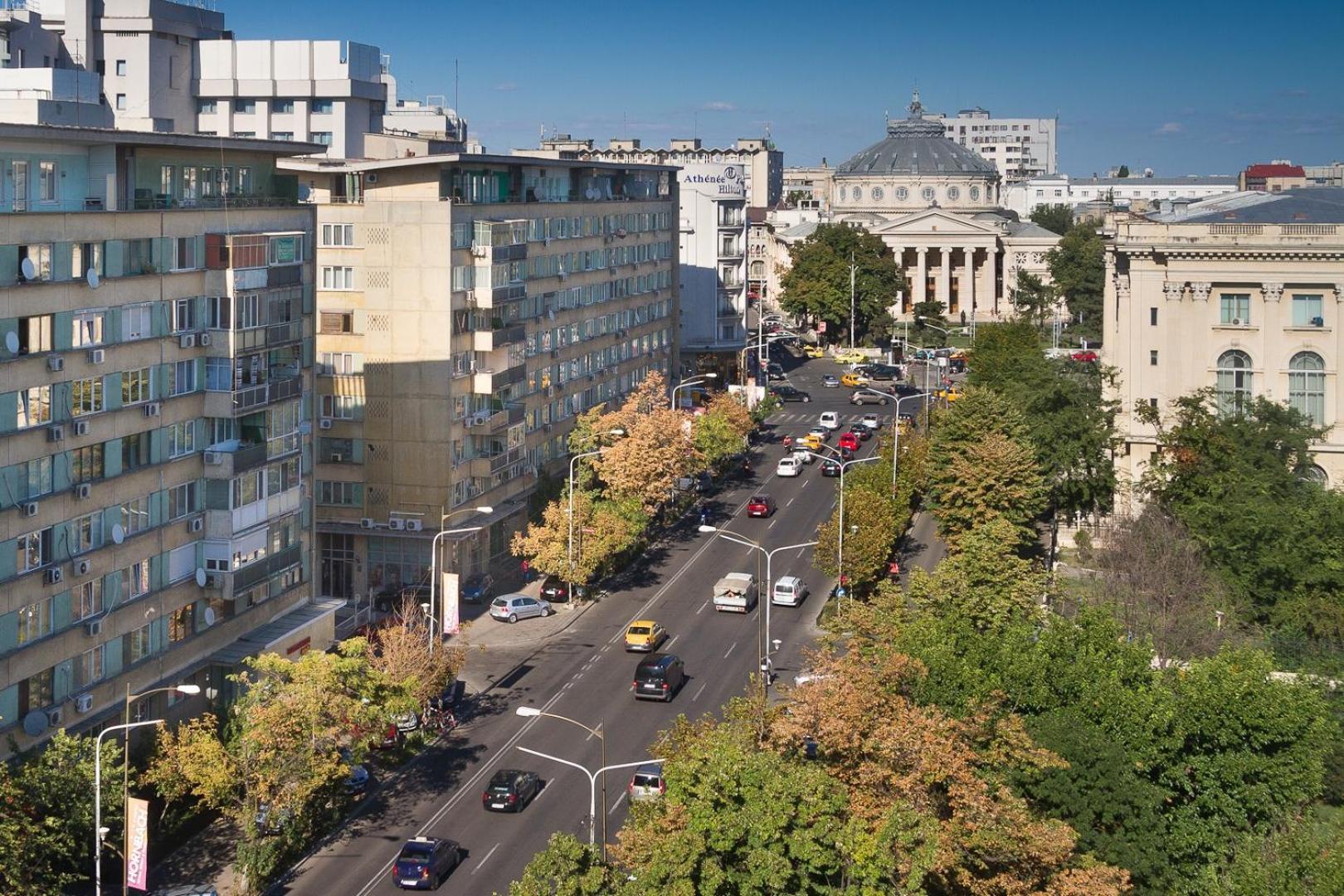 Athenaeum Wonderful View Flat Apartment Bukares Bagian luar foto